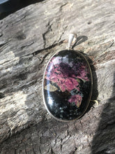Load image into Gallery viewer, Eudialyte sterling silver pendant rare