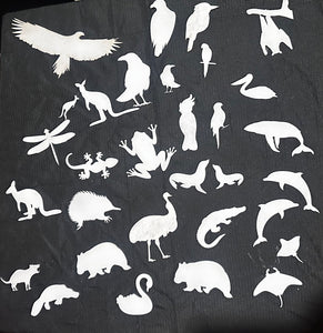 Animal cut outs 30cm