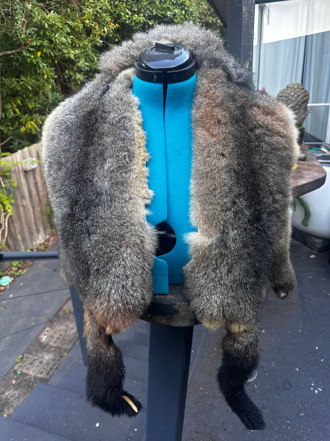 Possum skin shawls