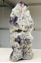 Load image into Gallery viewer, Rainbow Fluorite Quartz Crystal Obelisk
