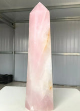 Load image into Gallery viewer, Rose quartz (mega) tower 1.7kg

