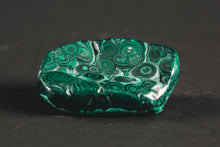 Load image into Gallery viewer, Malachite half polished free form
