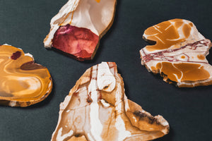 Mookaite slabs