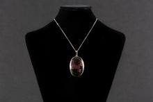 Load image into Gallery viewer, Eudialyte sterling silver pendant rare
