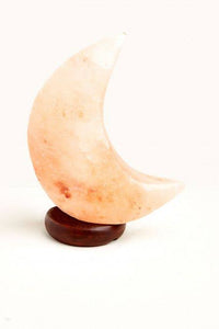 Crescent Moon Pink Salt Lamp