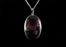 Load image into Gallery viewer, Eudialyte sterling silver pendant rare
