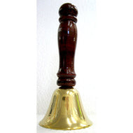 BELL Brass with Wooden Handle MEDIUM 6